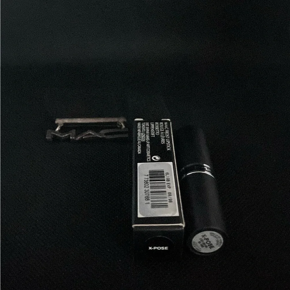 MAC “X-Pose” Vintage 90’s Lipstick - Very Rare - New in Box - Collectible 🖤 - Picture 2 of 6